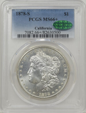 1878-S $1 Morgan Silver Dollar - PCGS MS64