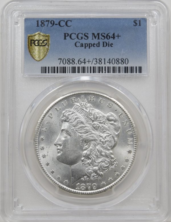 1879-CC PCGS MS64+ CAPPED DIE Morgan Dollar