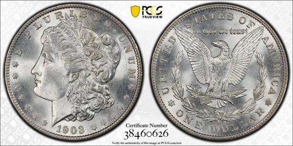 1903-O PCGS MS67+ CAC Morgan Dollar - Image 3