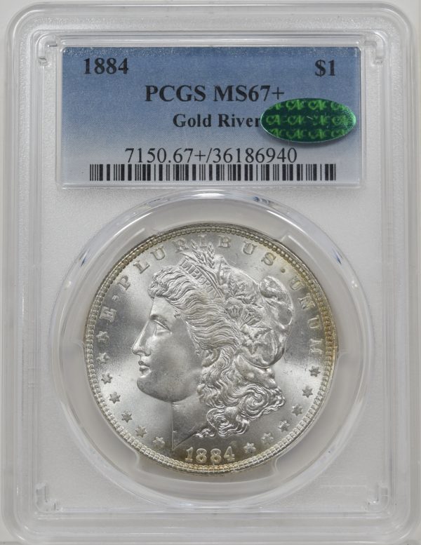 1884 PCGS MS67+ CAC Morgan Dollar