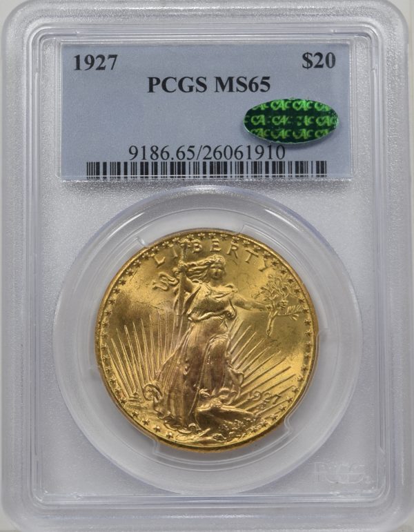 1927 PCGS MS65 CAC SAINT GAUDENS