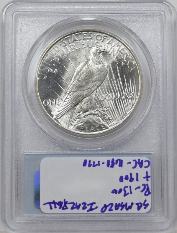 1926-D PCGS MS65 CAC PEACE DOLLAR - Image 2