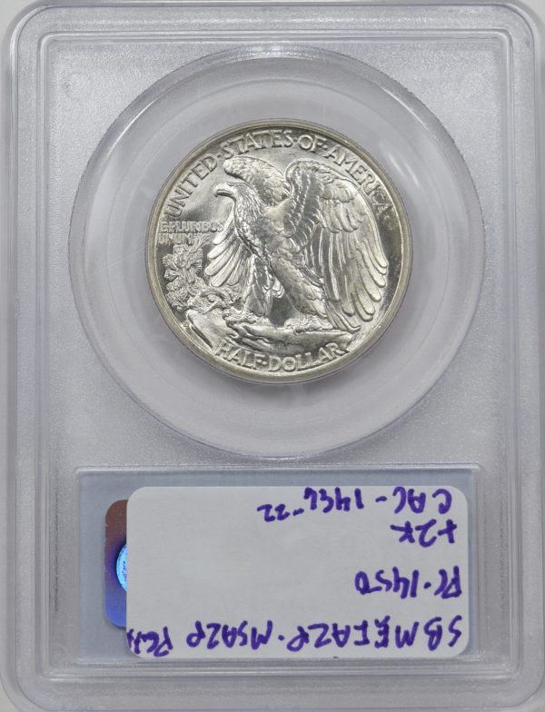 1935-D PCGS MS65 CAC WALKING LIBERTY HALF DOLLAR - Image 2