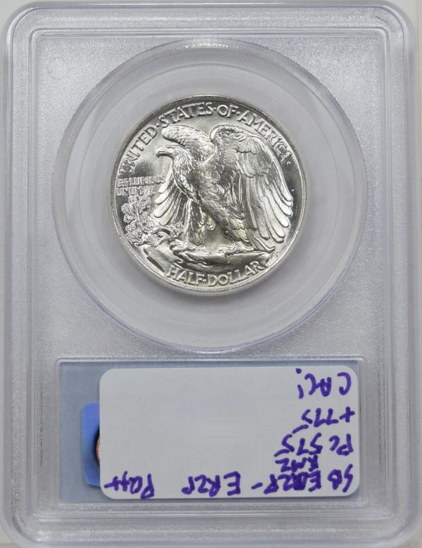 1937 PCGS MS66 CAC WALKING LIBERTY HALF DOLLAR - Image 2