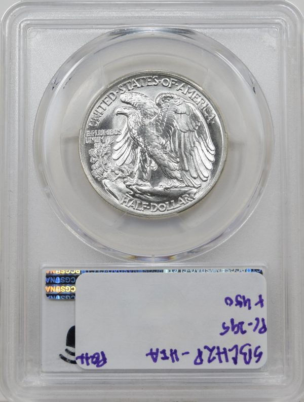 1940 PCGS MS66 CAC WALKING LIBERTY HALF DOLLAR - Image 2