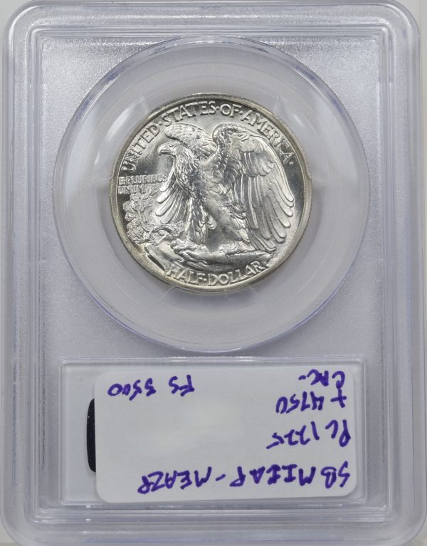 1944-D PCGS MS67 CAC WALKING LIBERTY HALF DOLLAR - Image 2