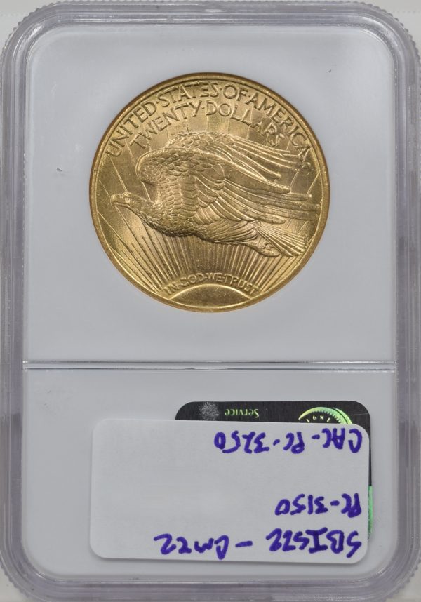 1910-D NGC MS63 CAC SAINT GAUDENS - Image 2