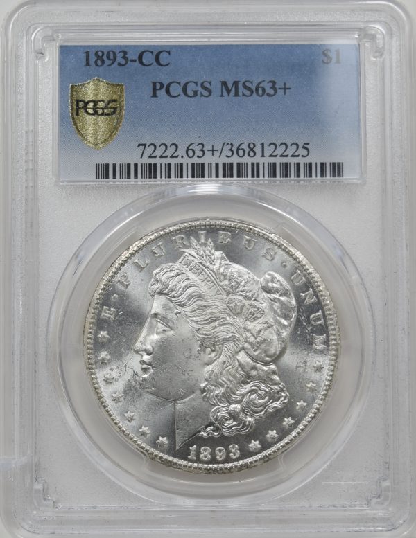 1893-CC PCGS MS63+ Morgan Dollar