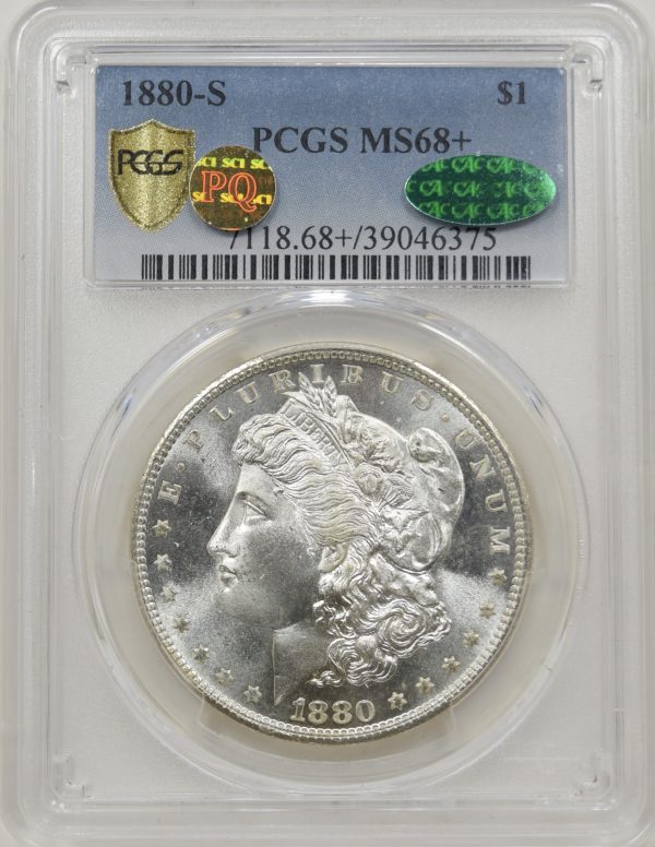 1880-S PCGS MS68+ CAC Morgan Dollar