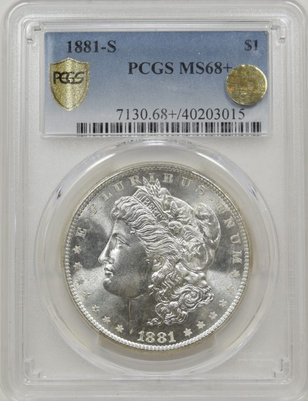 1881-S PCGS MS68+ CAC Morgan Dollar