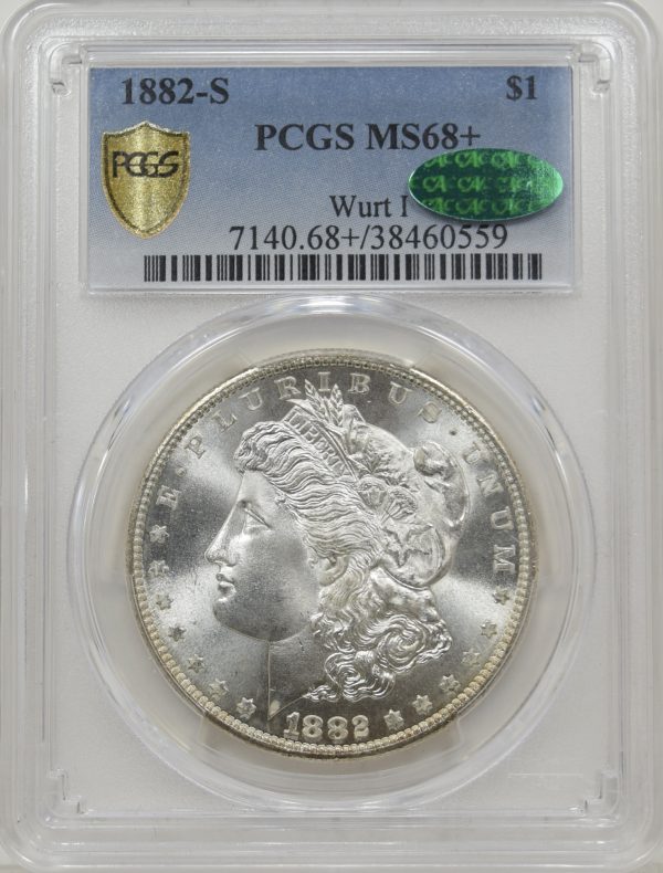 1882-S PCGS MS68+ CAC Morgan Dollar