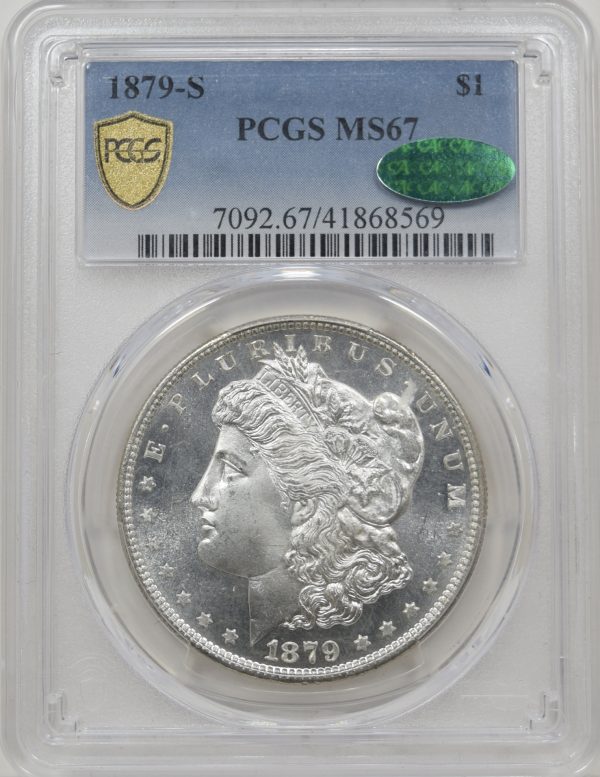 1879-S PCGS MS67 CAC Morgan Dollar