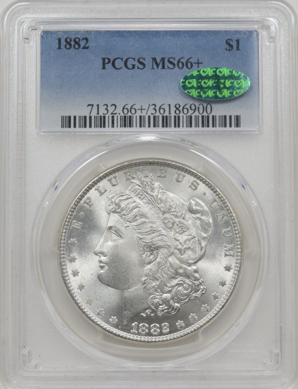 1882 PCGS MS66+ CAC Morgan Dollar