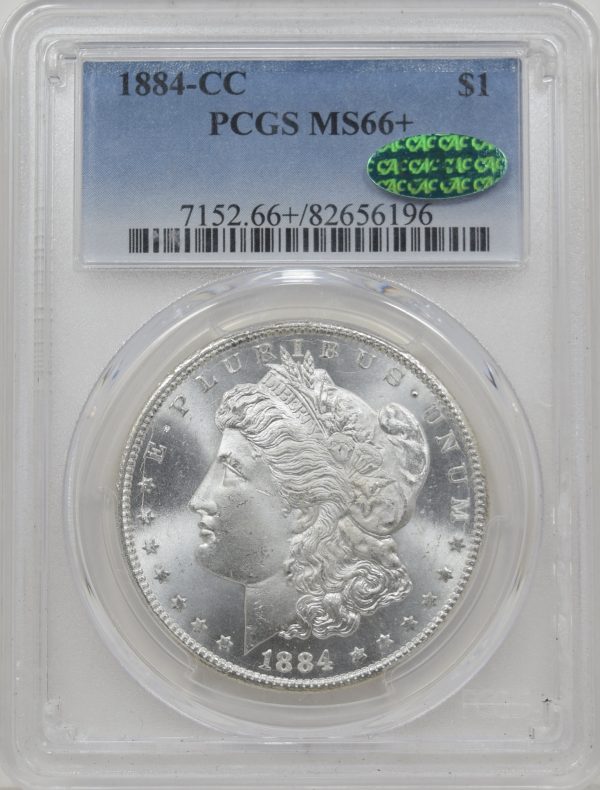 1884-CC PCGS MS66+ CAC Morgan Dollar