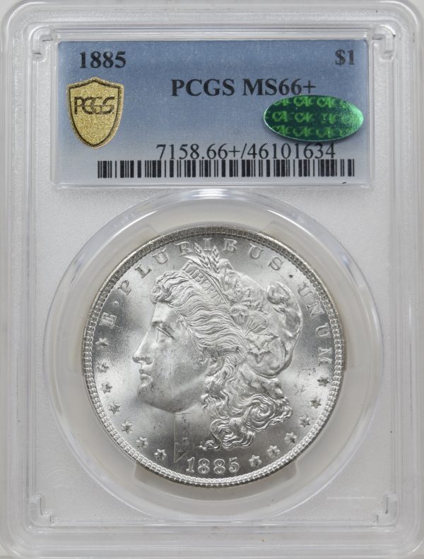 1885 PCGS MS66+ CAC Morgan Dollar