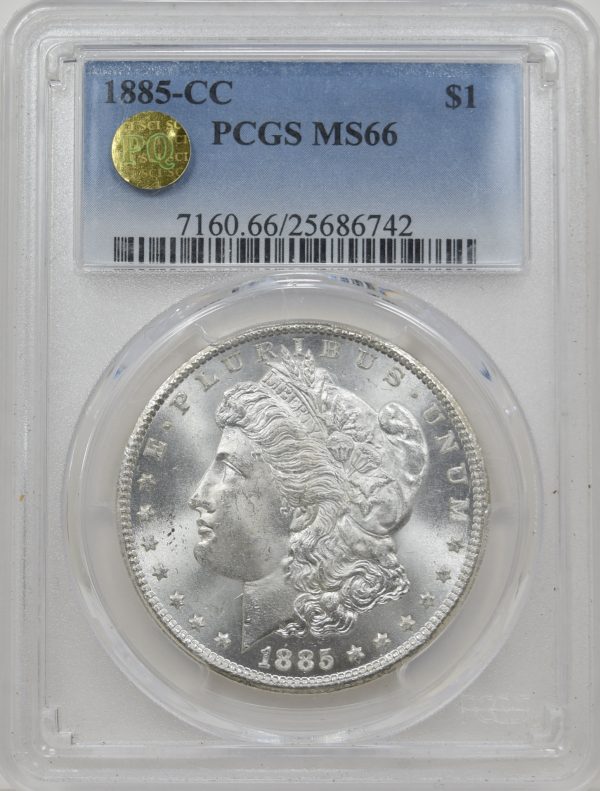 1885-CC PCGS MS66 Morgan Dollar