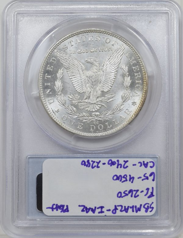 1891-CC PCGS MS64+ CAC Morgan Dollar - Image 2