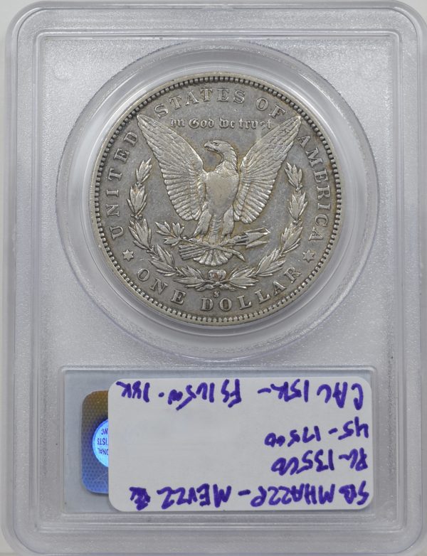 1893-S PCGS XF40 CAC Morgan Dollar - Image 2