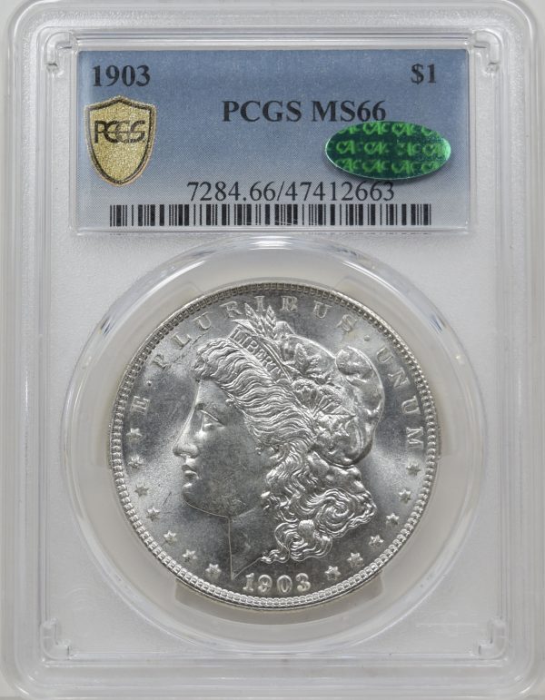 1903 PCGS MS66 CAC Morgan Dollar