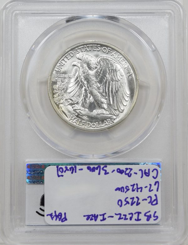 1944-S PCGS MS66+ CAC WALKING LIBERTY HALF DOLLAR - Image 2