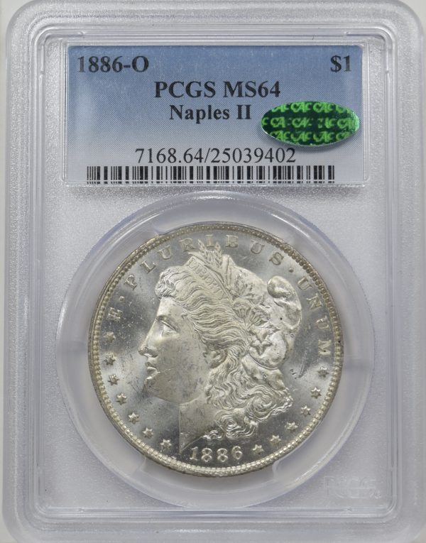 1886-O PCGS MS64 CAC Morgan Dollar